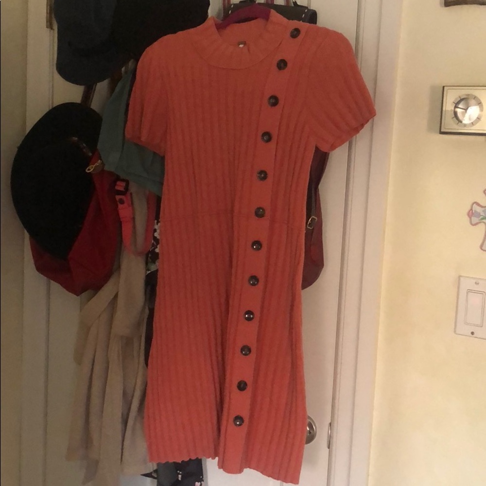 Free people mock neck sweater dress